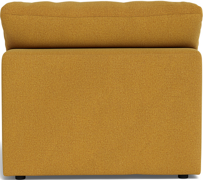 Fluffy Small Armless Chair - Elliot Pebble