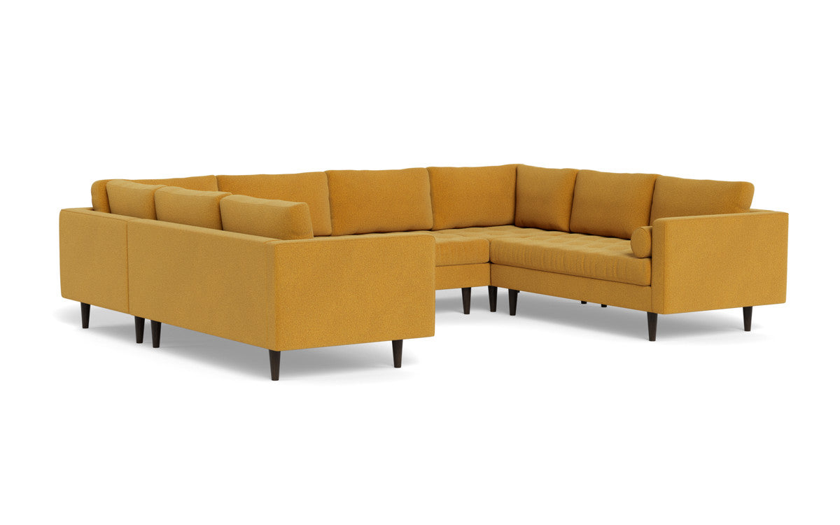 Ladybird 134" U Sectional - Elliot Sunflower