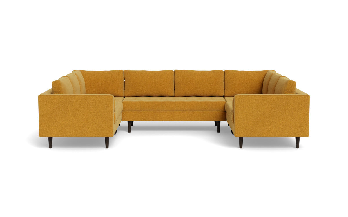 Ladybird 134" U Sectional - Elliot Sunflower