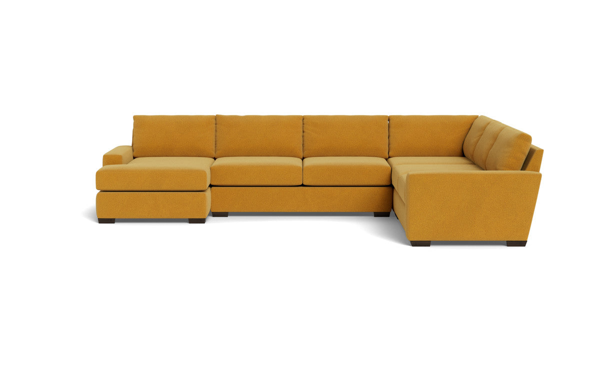 Mas Mesa 162" Deep Corner Sectionals w. Left Chaise - Elliot Sunflower