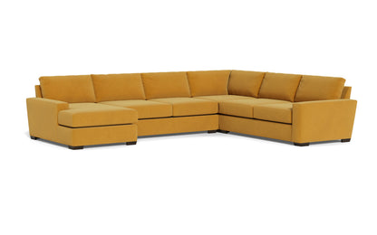 Mas Mesa 162" Deep Corner Sectionals w. Left Chaise - Elliot Sunflower