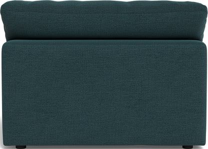 Fluffy Armless Chair - Elliot Teal