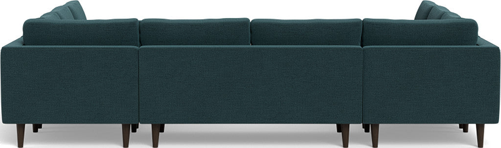 Ladybird 134" U Sectional - Elliot Teal