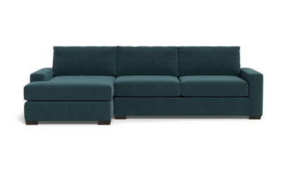 Mas Mesa 123" Deep Left Chaise Sectional - Elliot Teal