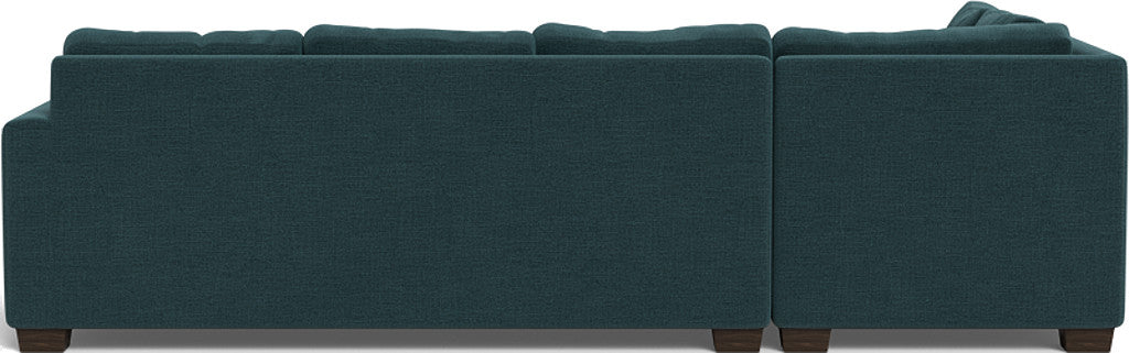 Track 121" Left Chaise Sectional - Elliot Teal