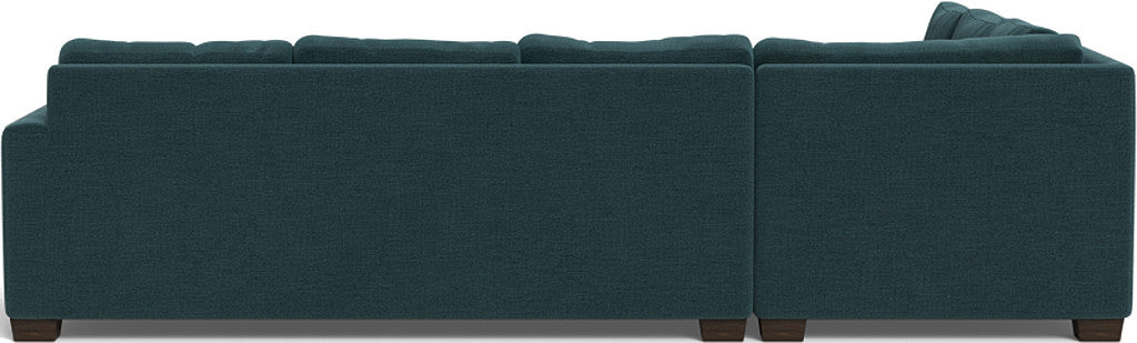 Track 121" Left Corner Sectional - Elliot Teal