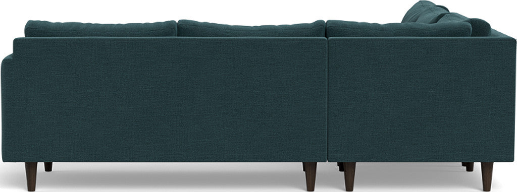 Wallace 102" Untufted Corner Sectional - Elliot Teal