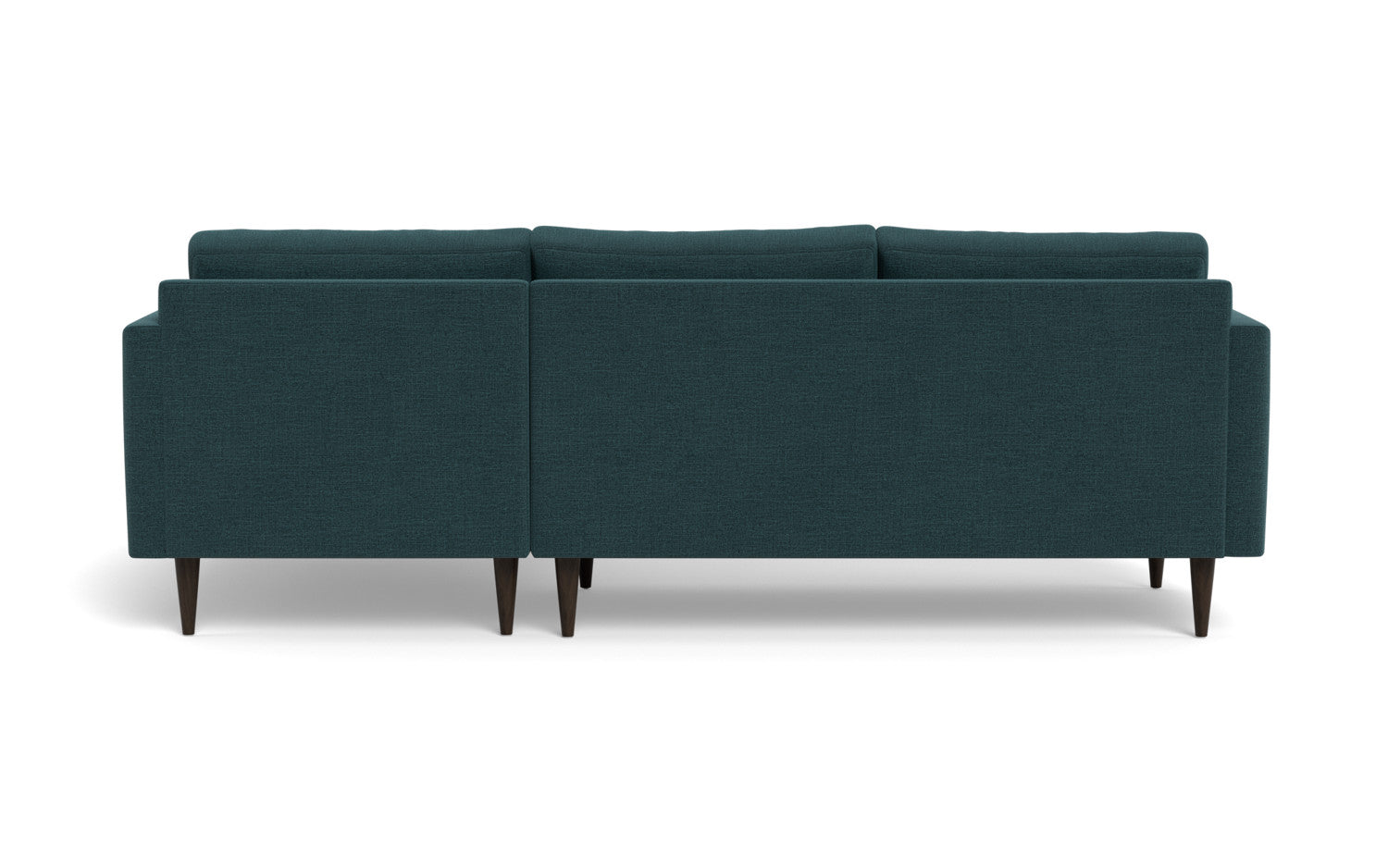 Wallace 98" Untufted Right Chaise Sectional - Elliot Teal