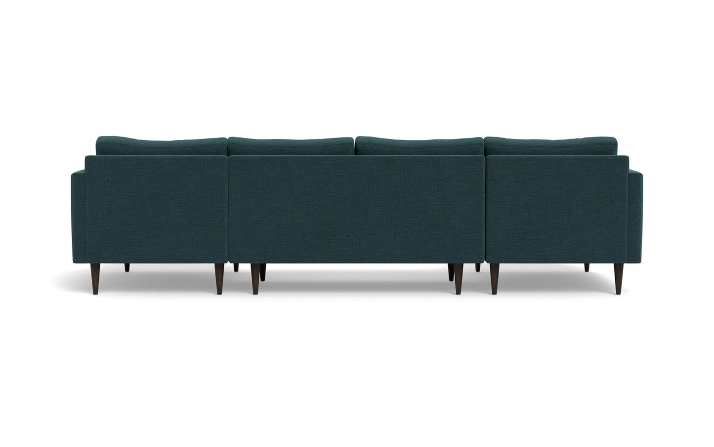 Wallace 126" Untufted Double Chaise U Sectional