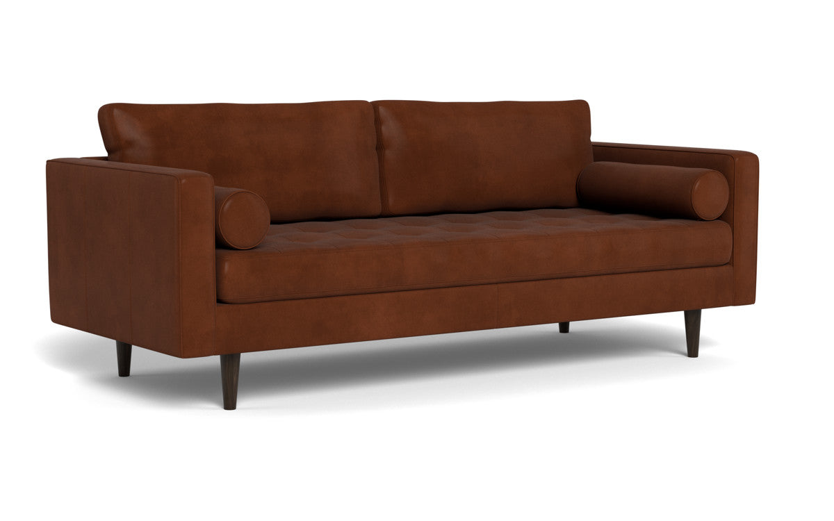 Ladybird 88" Leather Sofa - Ever-Last Leverage