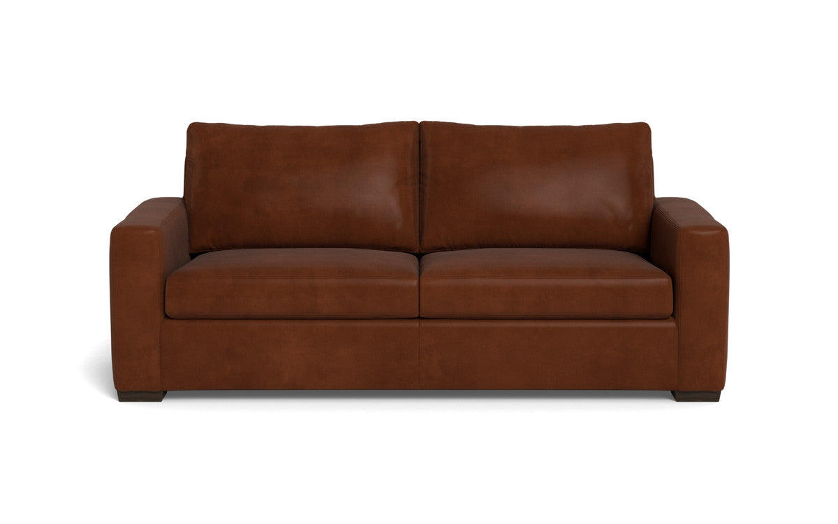 Mas Mesa 88" Deep Leather Sofa - Ever-Last Leverage