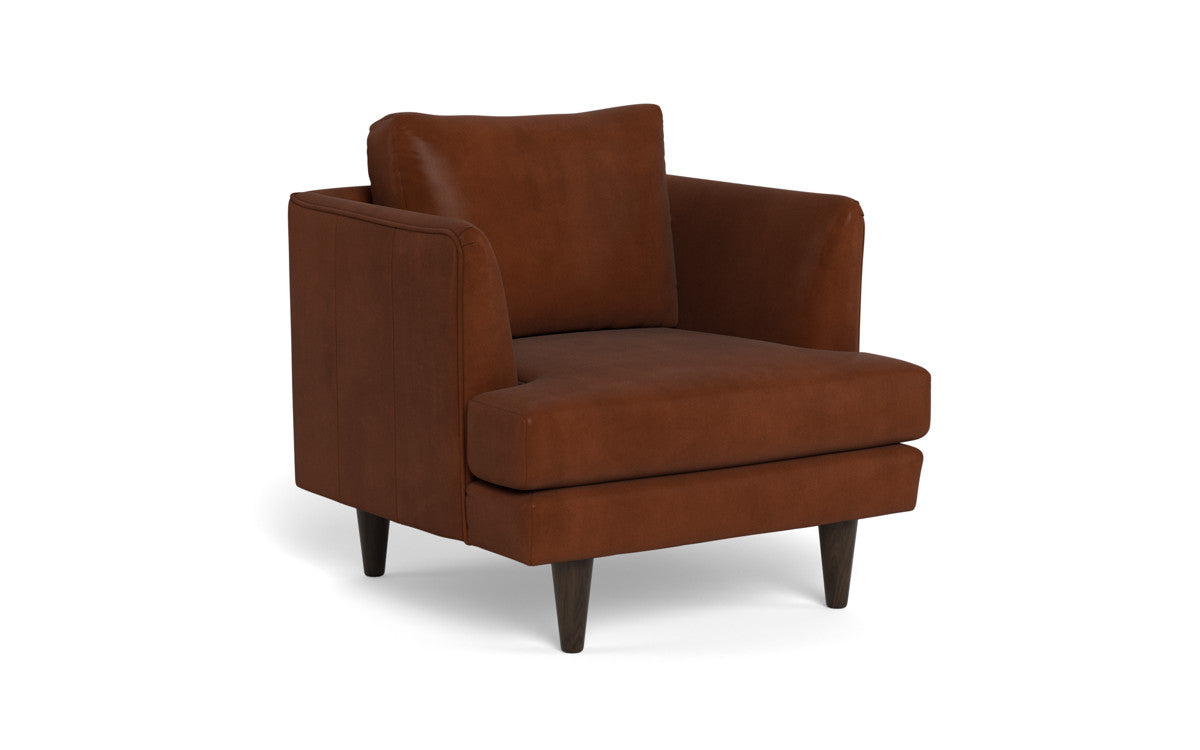 Rainey 35" Leather Arm Chair - Ever-Last Leverage