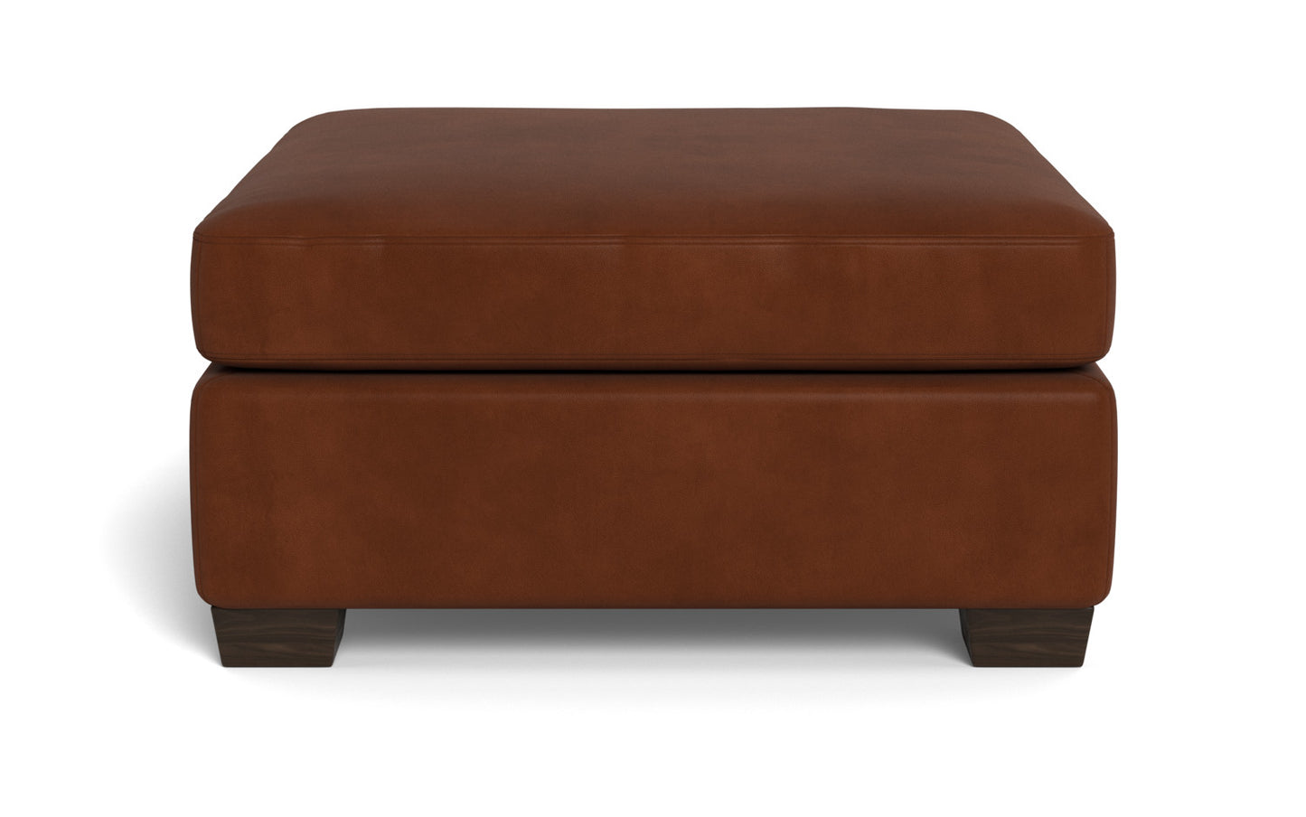 Track Leather Cocktail Ottoman - Ever-Last Leverage
