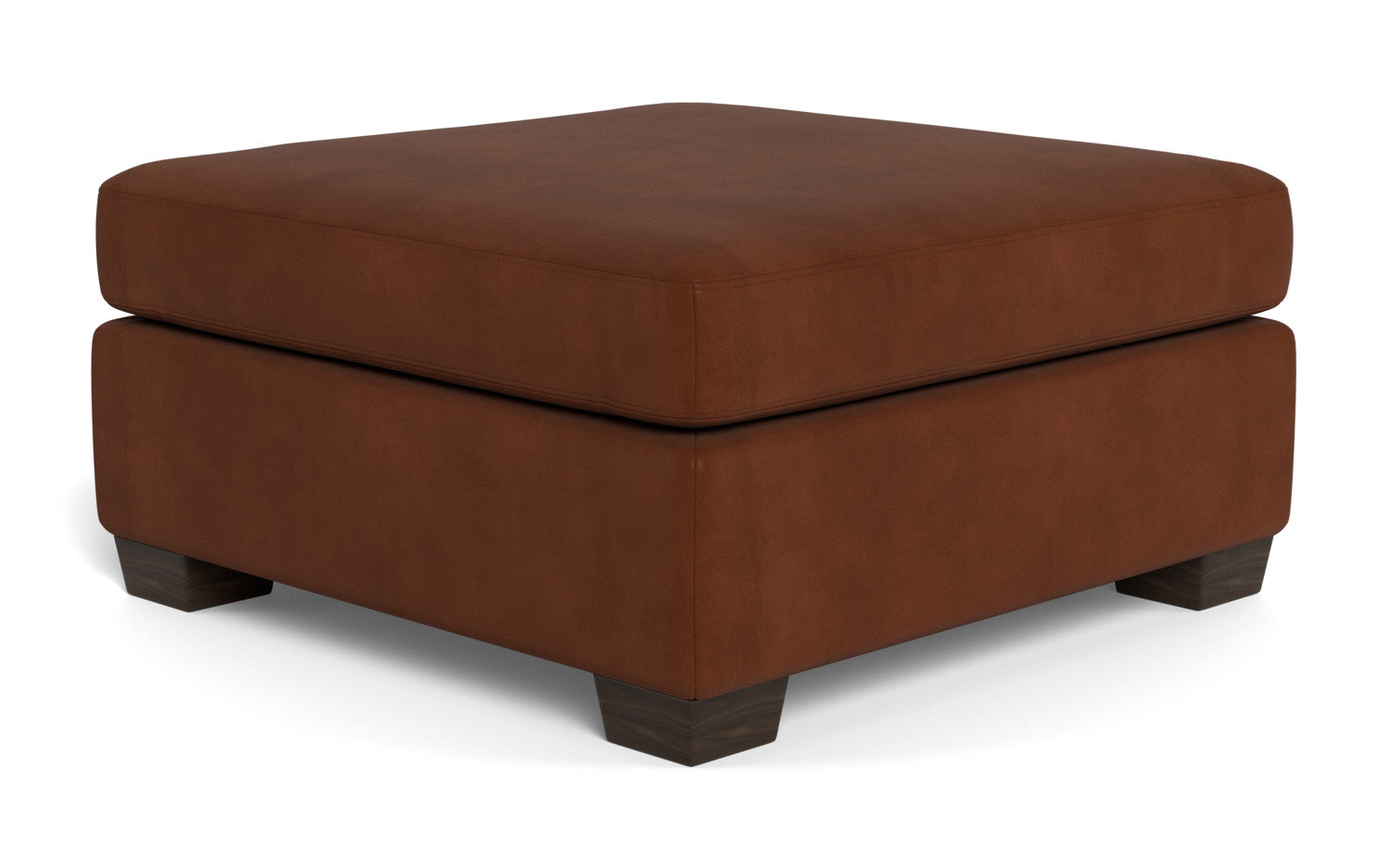 Track Leather Cocktail Ottoman - Ever-Last Leverage
