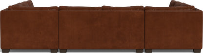 Track 141" Leather Corner Sofa U Sectional - Ever-Last Leverage