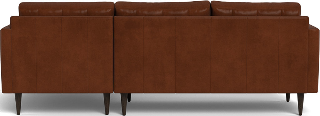 Wallace 98" Leather Right Chaise Sectional - Ever-Last Leverage