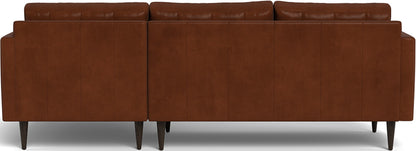 Wallace 98" Leather Right Chaise Sectional - Ever-Last Leverage