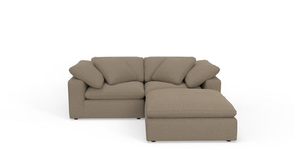Fluffy 89" 2 Piece Sofa w/Otto - Celine Cub