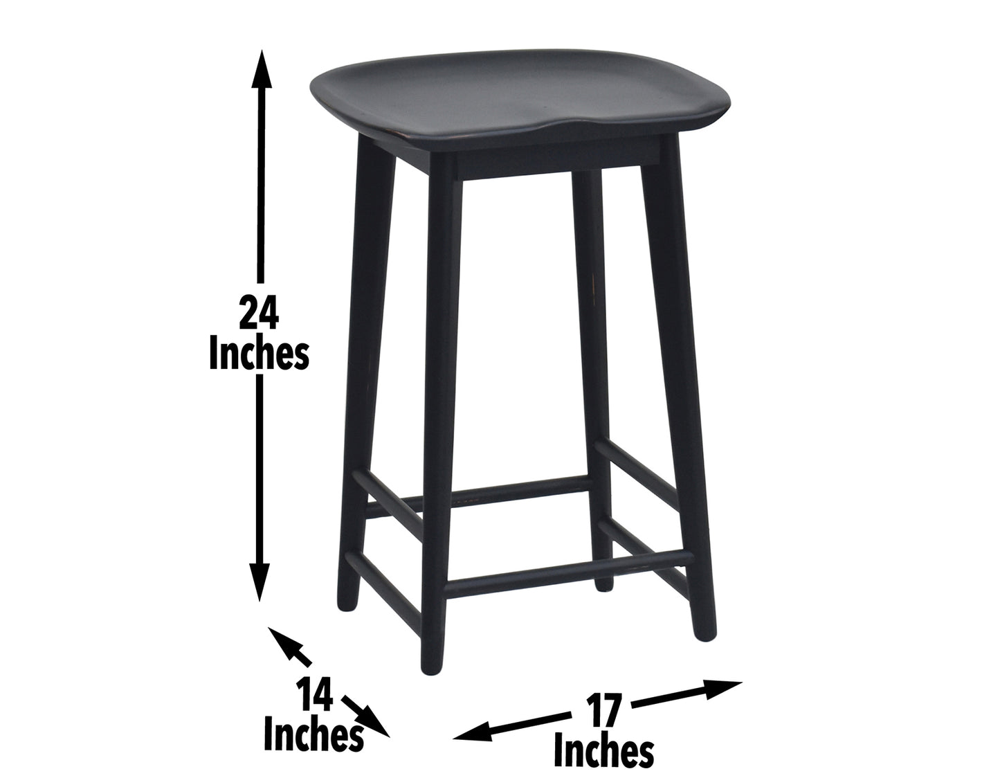 Hilda 24" Counter Stools (pr)