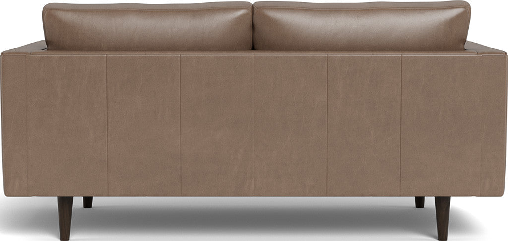 Ladybird 72" Leather Loveseat - Hudson Ash