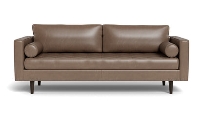 Ladybird 88" Leather Sofa - Hudson Ash