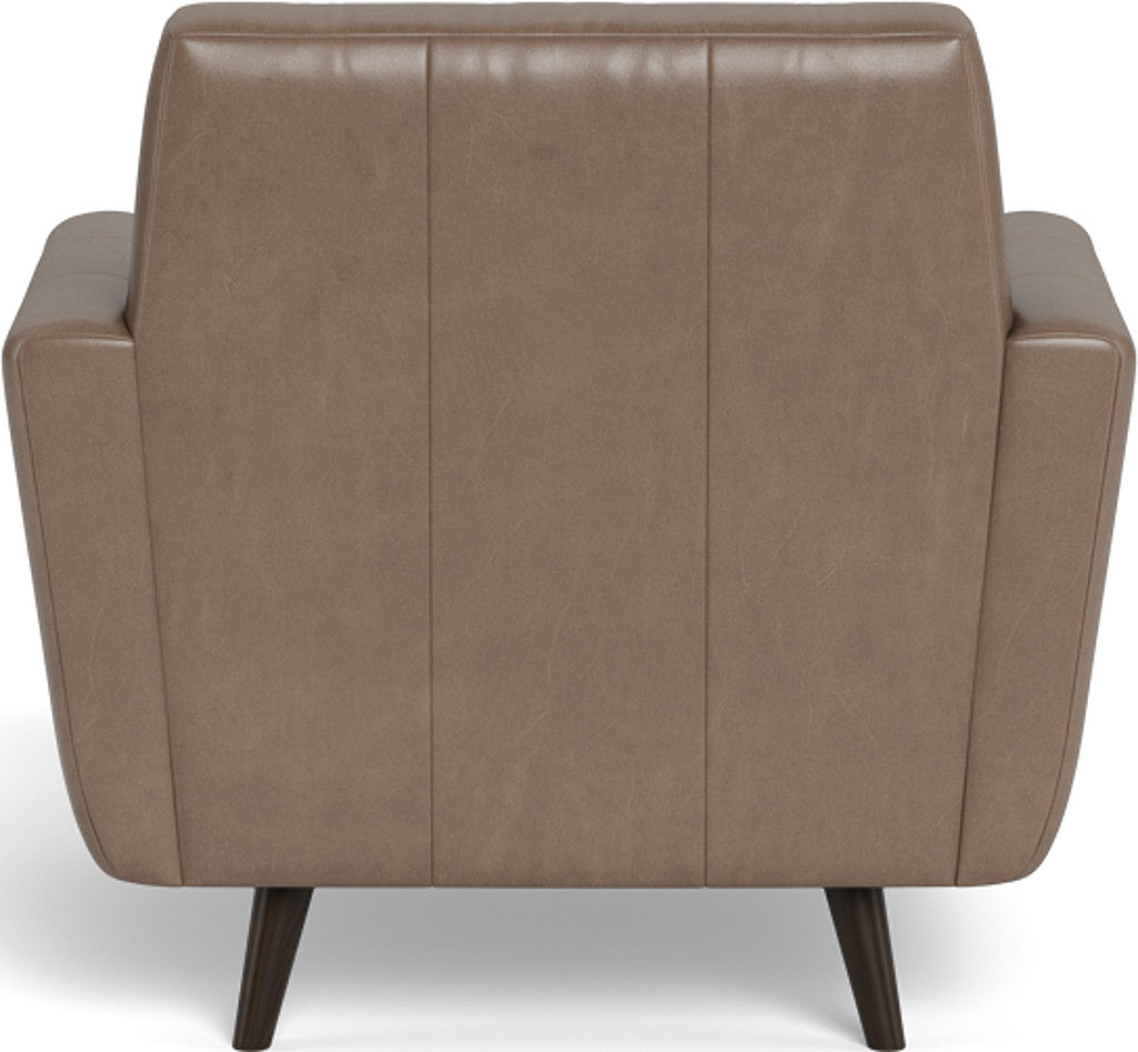 Lamar 42" Leather Arm Chair - Hudson Ash