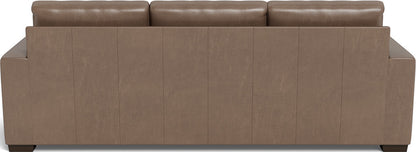 Mas Mesa 101" Deep Leather Estate Sofa - Hudson Ash