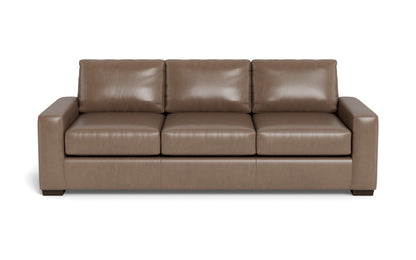 Mas Mesa 101" Deep Leather Estate Sofa - Hudson Ash