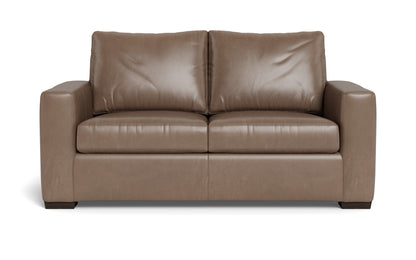 Mesa 72" Leather Loveseat - Hudson Ash