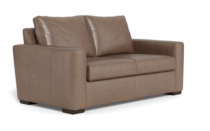 Mesa 72" Leather Loveseat - Hudson Ash