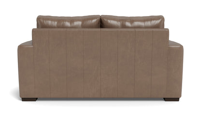 Mesa 72" Leather Loveseat - Hudson Ash