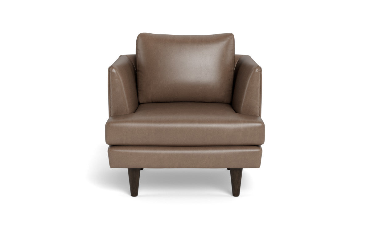 Rainey 35" Leather Arm Chair - Hudson Ash