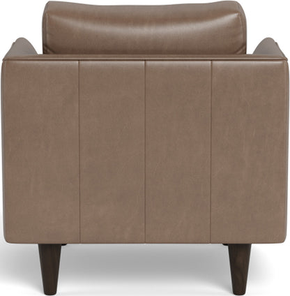 Rainey 35" Leather Arm Chair - Hudson Ash