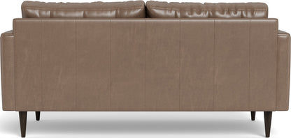 Wallace 74" Leather Apartment Sofa - Hudson Ash
