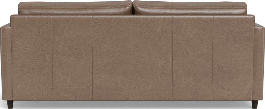 Wallace 74" Leather Untufted Queen Sleeper Sofa - Hudson Ash