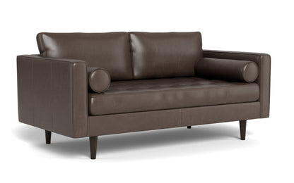 Ladybird 72" Leather Loveseat - Hudson Iron