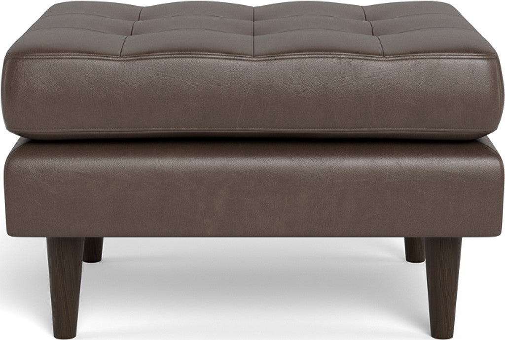 Ladybird Leather Ottoman - Hudson Iron