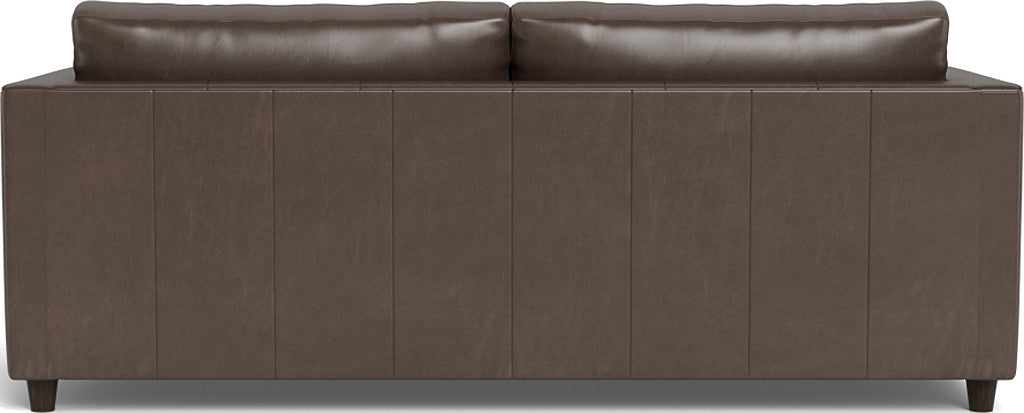 Ladybird 88" Leather Queen Sleeper - Hudson Iron