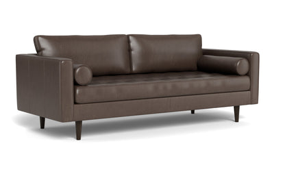 Ladybird 88" Leather Sofa - Hudson Iron