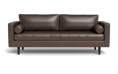 Ladybird 88" Leather Sofa - Hudson Iron