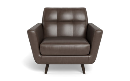 Lamar 42" Leather Arm Chair - Hudson Iron