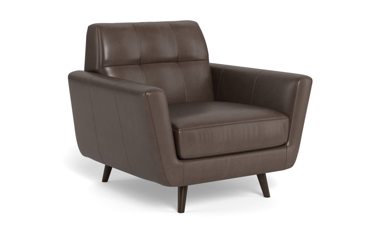 Lamar 42" Leather Arm Chair - Hudson Iron