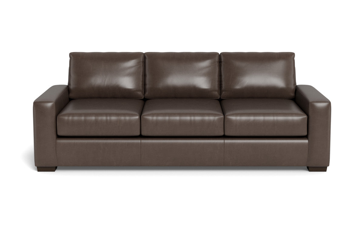 Mas Mesa 101" Deep Leather Estate Sofa - Hudson Iron