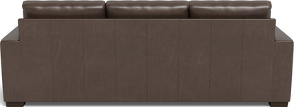 Mas Mesa 101" Deep Leather Estate Sofa - Hudson Iron