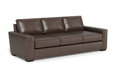 Mas Mesa 101" Deep Leather Estate Sofa - Hudson Iron