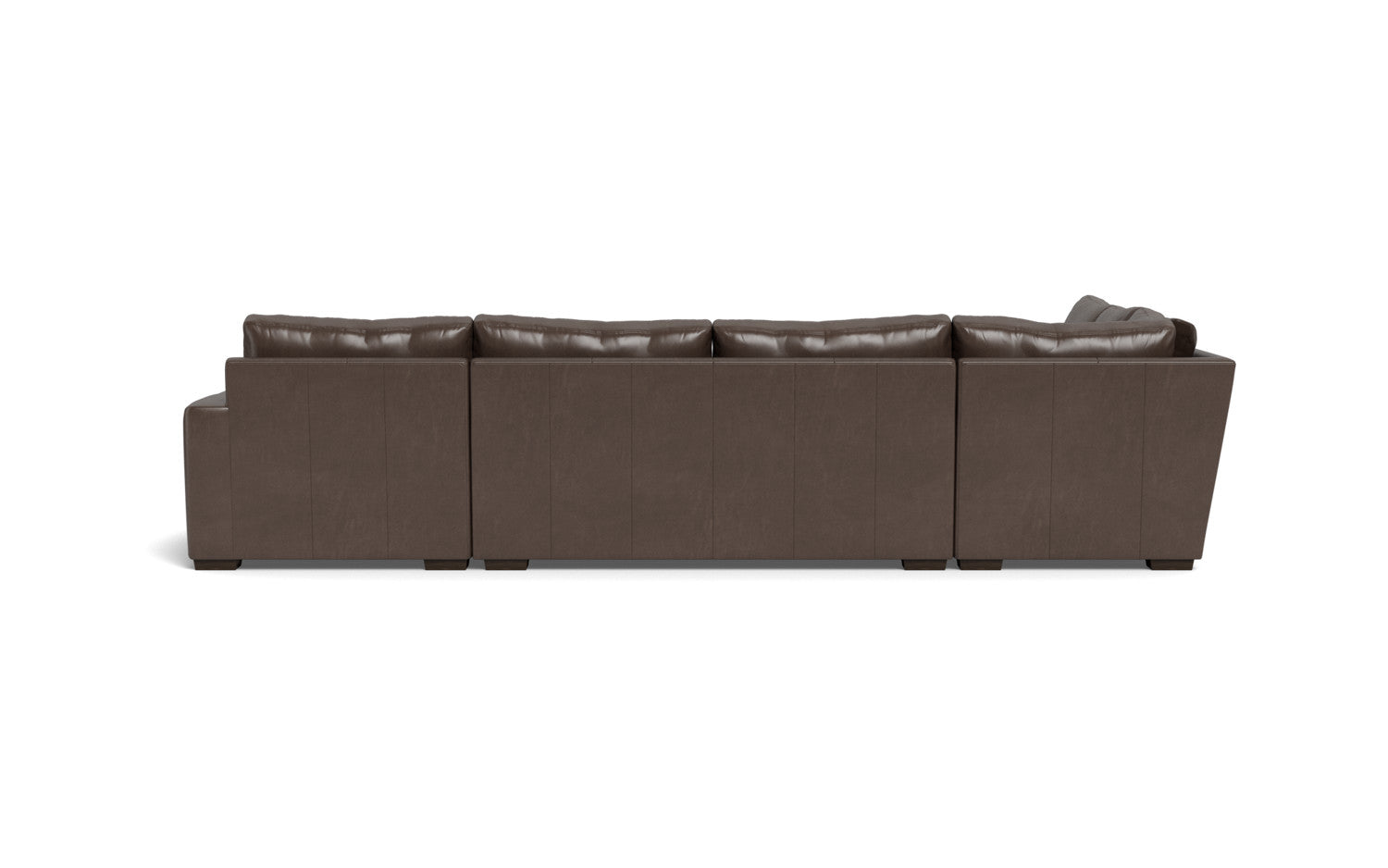 Mesa 156" Leather Corner Sectionals w. Right Chaise - Hudson Iron