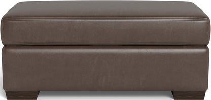 Mesa Leather Ottoman - Hudson Iron