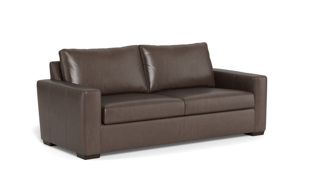 Mas Mesa 88" Deep Leather Sofa - Hudson Iron