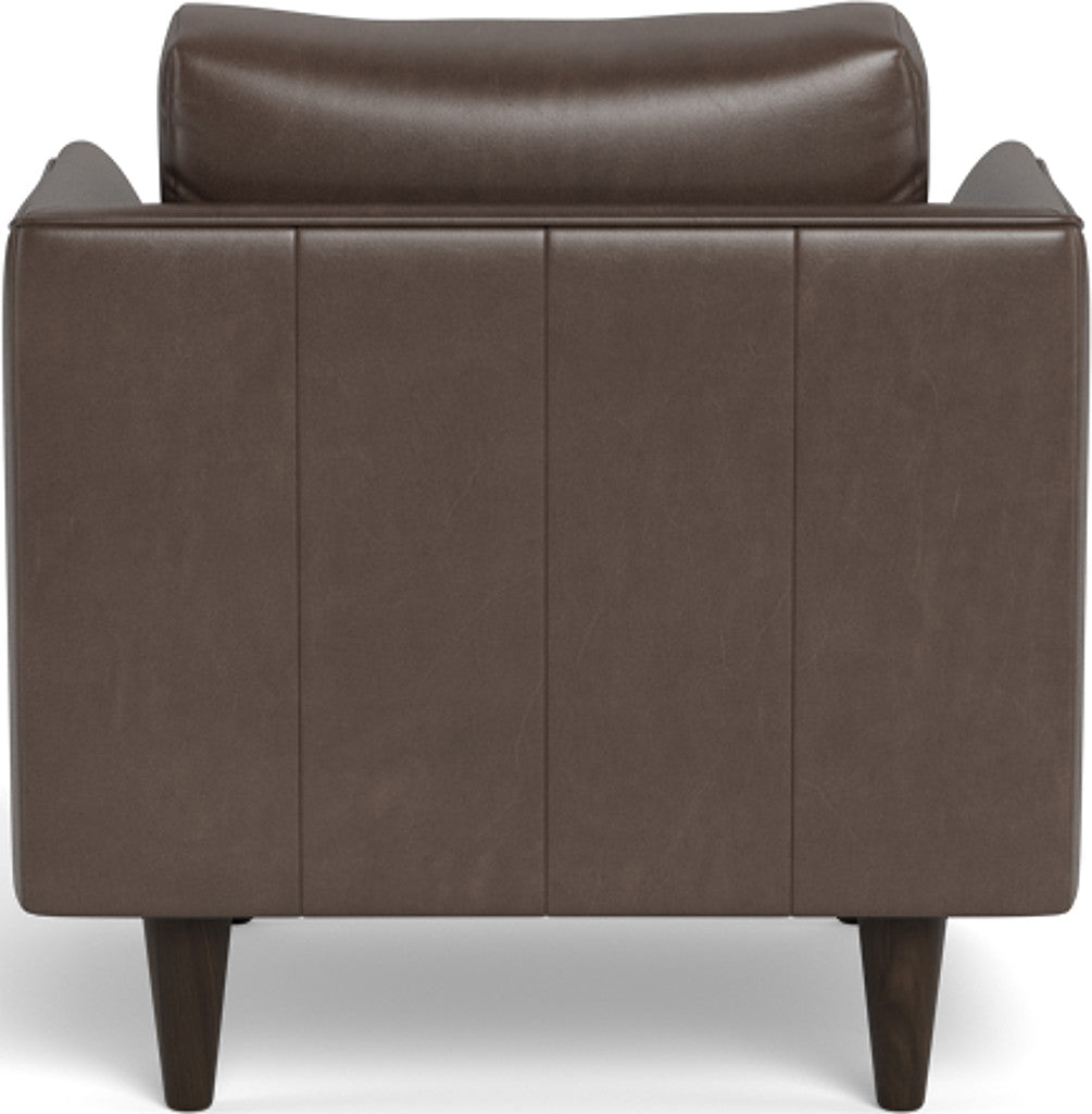 Rainey 35" Leather Arm Chair - Hudson Iron