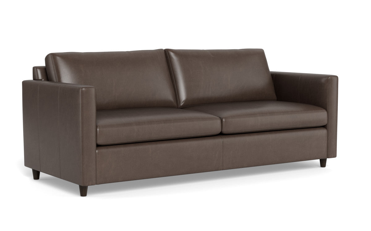 Wallace 74" Leather Untufted Queen Sleeper Sofa - Hudson Iron